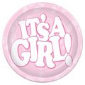 It's A Girl! Plates